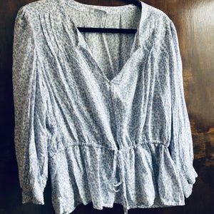 Lucky Brand, cotton airy top, size XL